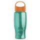 Poly-Pure Transparent Bottle w/ Oval Crest Lid, 27oz.