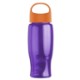Poly-Pure Transparent Bottle w/ Oval Crest Lid, 27oz.
