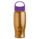 Poly-Pure Transparent Bottle w/ Oval Crest Lid, 27oz.