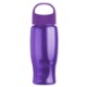 Poly-Pure Transparent Bottle w/ Oval Crest Lid, 27oz.