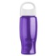 Poly-Pure Transparent Bottle w/ Oval Crest Lid, 27oz.