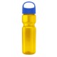 Champion Transparent Bottle w/ Oval Crest Lid, 28oz.