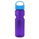 Champion Transparent Bottle w/ Oval Crest Lid, 28oz.