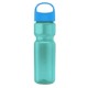 Champion Transparent Bottle w/ Oval Crest Lid, 28oz.