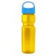 Champion Transparent Bottle w/ Oval Crest Lid, 28oz.