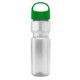 Champion Transparent Bottle w/ Oval Crest Lid, 28oz.
