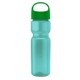 Champion Transparent Bottle w/ Oval Crest Lid, 28oz.