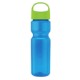 Champion Transparent Bottle w/ Oval Crest Lid, 28oz.