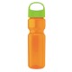 Champion Transparent Bottle w/ Oval Crest Lid, 28oz.
