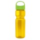 Champion Transparent Bottle w/ Oval Crest Lid, 28oz.