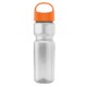 Champion Transparent Bottle w/ Oval Crest Lid, 28oz.