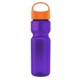 Champion Transparent Bottle w/ Oval Crest Lid, 28oz.
