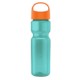 Champion Transparent Bottle w/ Oval Crest Lid, 28oz.