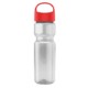 Champion Transparent Bottle w/ Oval Crest Lid, 28oz.