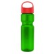 Champion Transparent Bottle w/ Oval Crest Lid, 28oz.