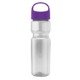 Champion Transparent Bottle w/ Oval Crest Lid, 28oz.