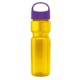 Champion Transparent Bottle w/ Oval Crest Lid, 28oz.