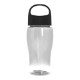 Poly-Pure Jr. Transparent Bottle w/ Oval Crest Lid, 18oz.