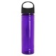 Slim Fit Transparent Bottle w/ Oval Crest Lid, 24oz.