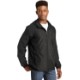 Sport-Tek® Heather Colorblock Raglan Men's Hooded Wind Jacket
