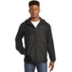 Sport-Tek® Heather Colorblock Raglan Men's Hooded Wind Jacket