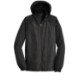 Sport-Tek® Heather Colorblock Raglan Men's Hooded Wind Jacket