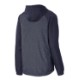 Sport-Tek® Heather Colorblock Raglan Men's Hooded Wind Jacket