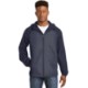 Sport-Tek® Heather Colorblock Raglan Men's Hooded Wind Jacket