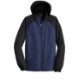 Sport-Tek® Heather Colorblock Raglan Men's Hooded Wind Jacket