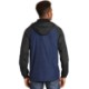 Sport-Tek® Heather Colorblock Raglan Men's Hooded Wind Jacket