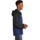 Sport-Tek® Heather Colorblock Raglan Men's Hooded Wind Jacket