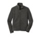 Port Authority® Heather Microfleece Men's Full-Zip Jacket