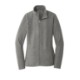 Port Authority® Heather Microfleece Ladies' Full-Zip Jacket
