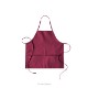 Hot Pockets Color Cotton Canvas Apron