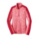 Sport-Tek® PosiCharge® Electric Heather Colorblock Ladies' 1/4 Zip Pullover