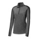 Sport-Tek® PosiCharge® Electric Heather Colorblock Ladies' 1/4 Zip Pullover