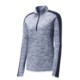 Sport-Tek® PosiCharge® Electric Heather Colorblock Ladies' 1/4 Zip Pullover