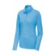 Sport-Tek® PosiCharge® Tri-Blend Wicking Ladies' 1/4 Zip Pullover