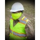 High Visibility Double Layer Face Mask/Neck Gaiter with Cinch Cord