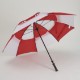 Challenger- Checkerboard Panels- Manual Open Golf Umbrella, 62" Arc