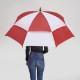 Challenger- Checkerboard Panels- Manual Open Golf Umbrella, 62" Arc