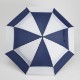 Challenger- Checkerboard Panels- Manual Open Golf Umbrella, 62" Arc