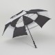 Challenger- Checkerboard Panels- Manual Open Golf Umbrella, 62" Arc