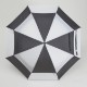 Challenger- Checkerboard Panels- Manual Open Golf Umbrella, 62" Arc