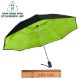 Comfort Grip Auto Open/Close Inverted Folding Umbrella, 46" Arc
