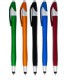 Javalina® Metallic Comfort Ballpoint Click Pen & Stylus