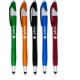 Javalina® Metallic Comfort Ballpoint Click Pen & Stylus