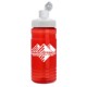 Transparent Bottle w/ Flip Top Dispenser, 20oz.