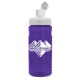 Transparent Bottle w/ Flip Top Dispenser, 20oz.
