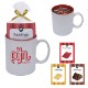 Colored Stoneware Mug w/ Cake Mix Gift Set, 11 oz.